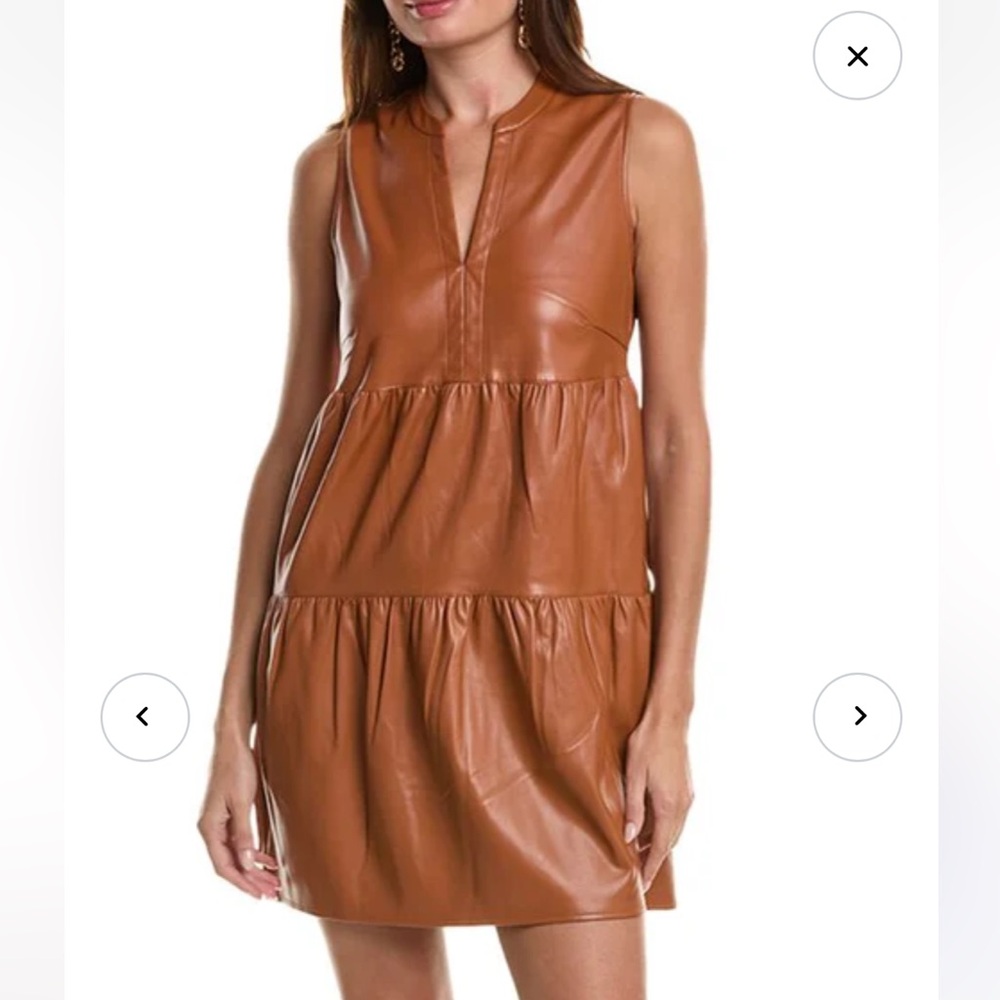 Tart faux leather dress